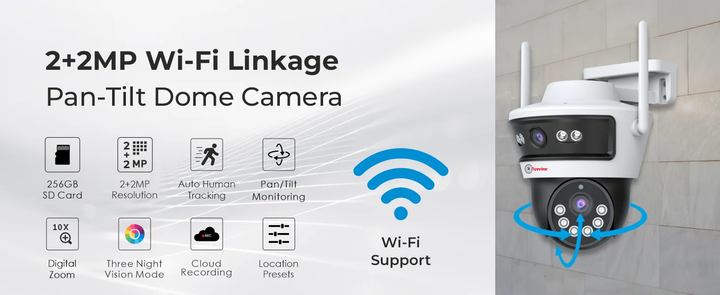 22MP Wi Fi Linkage PT Camera A 01