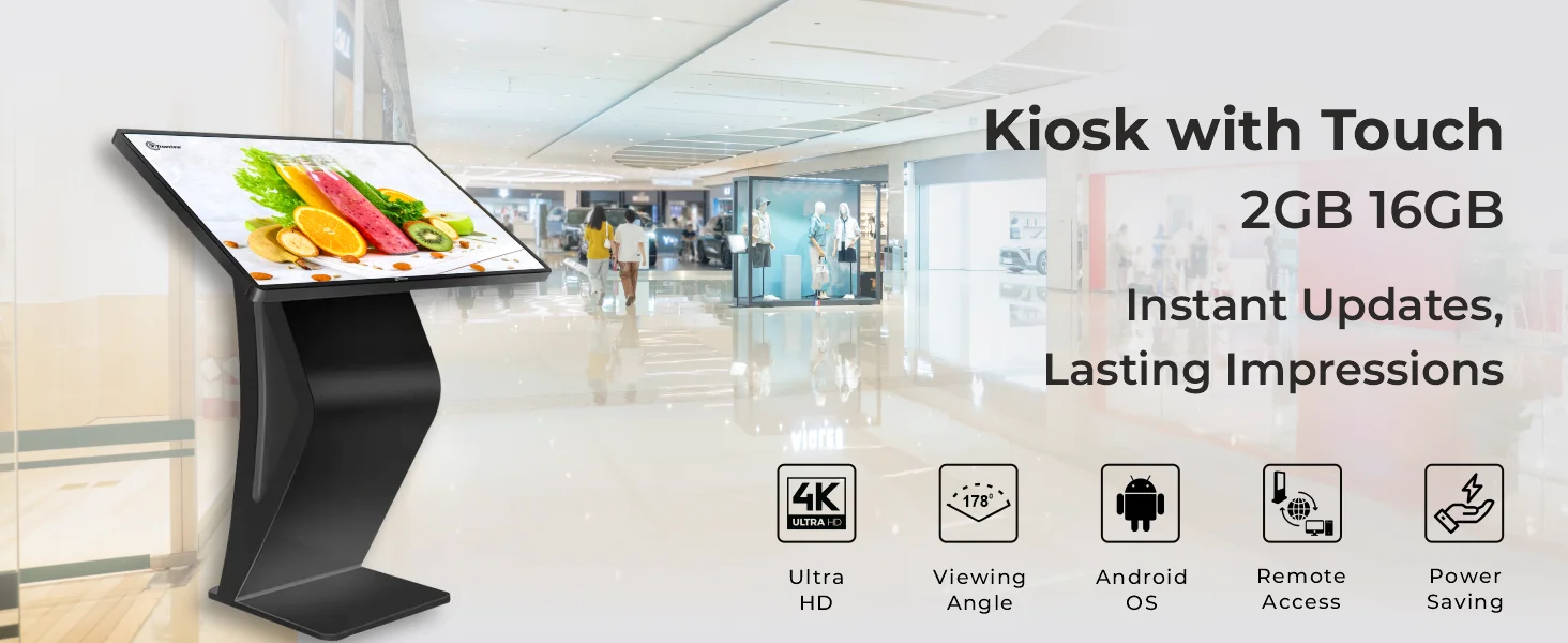 55 Inch KIOSK with Touch 2GB 16GB A