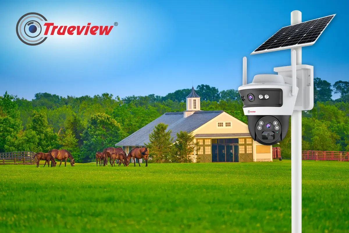 CCTV Camera with Solar Panel