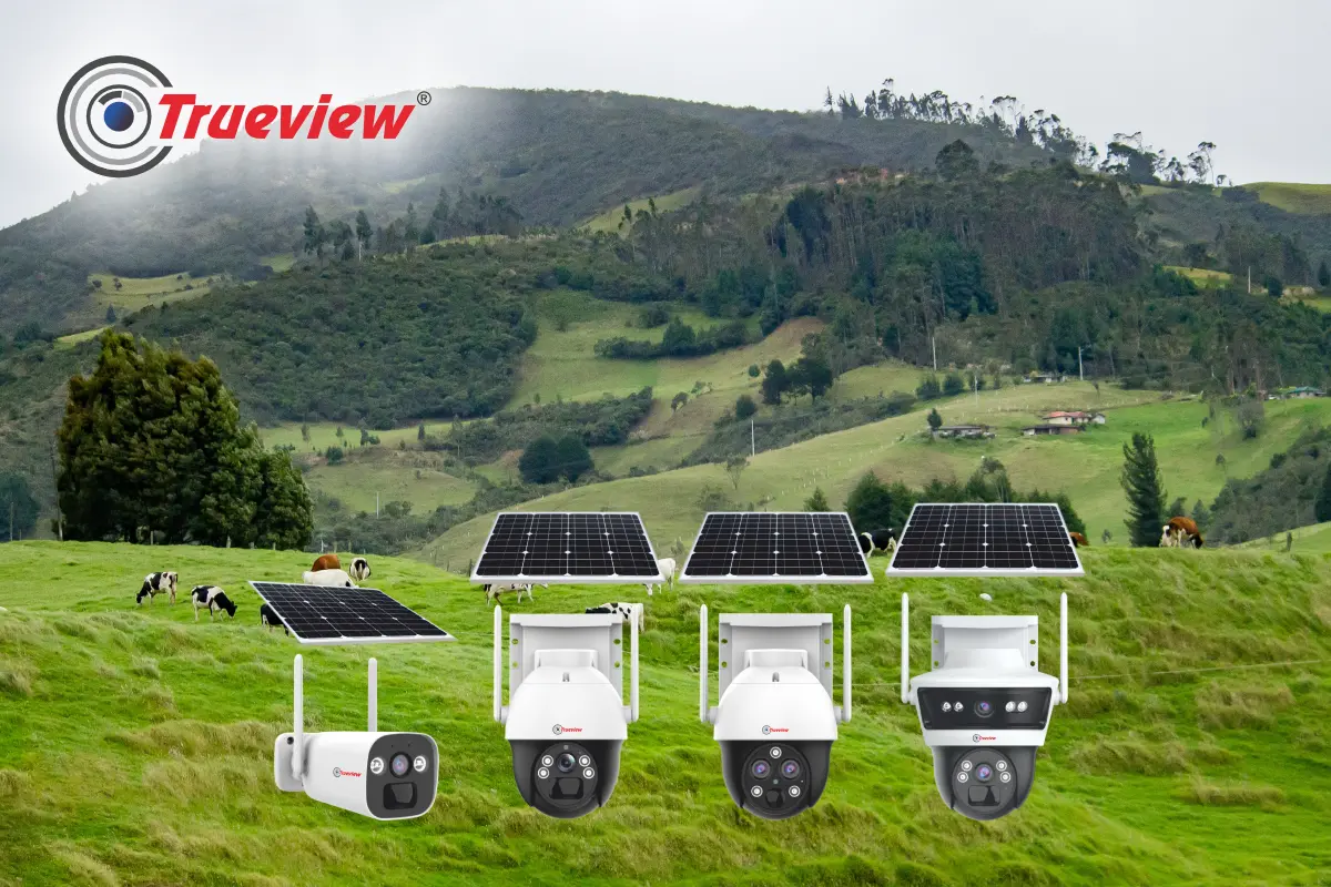 CCTV Camera with Solar Panel 