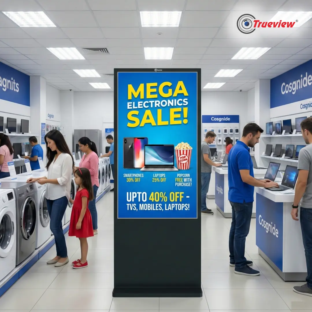 CS2 Full Collection Highlights for Electronics Retail in Kanpur – Trueview Signages Drive Cross Selling and Browsing 1080x1080 01
