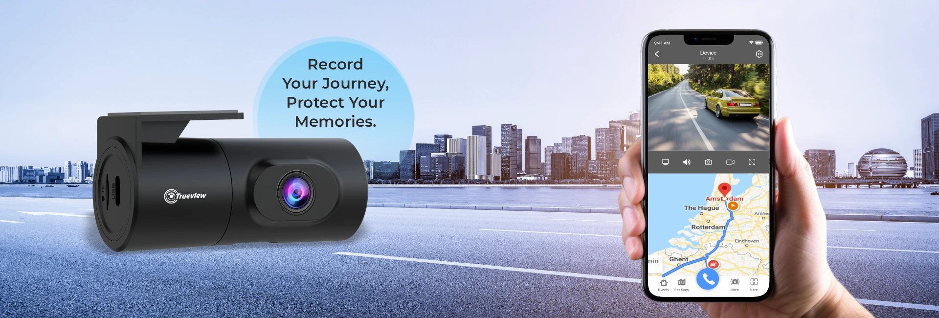 Dash camera landing page image 03