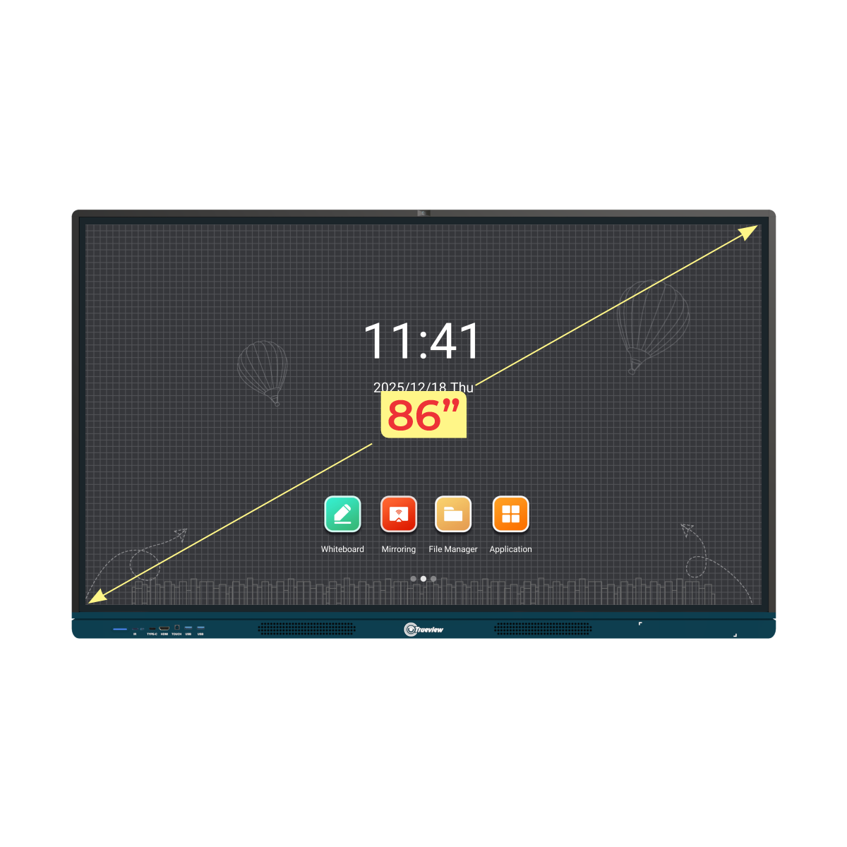 Lango 86 inch in Built Camera Lango 86 inch in Built Camera