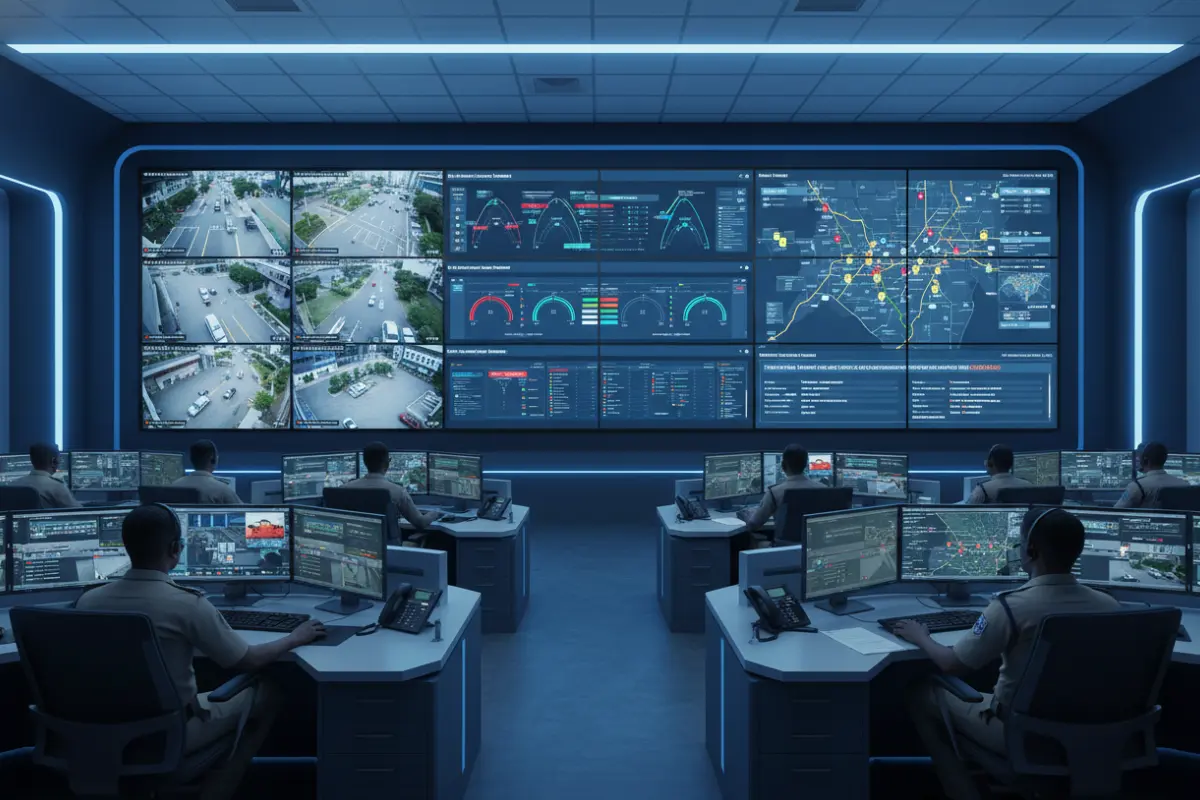 Hyderabad Control Room Upgrades Monitoring with Trueview Video Wall ...