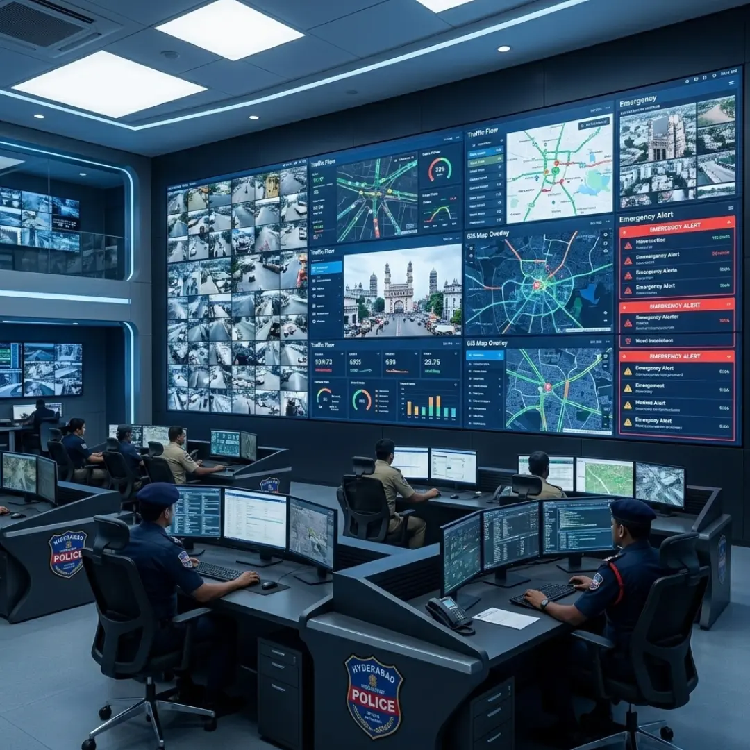 Hyderabad Control Room Upgrades Monitoring with Trueview Video Wall ...