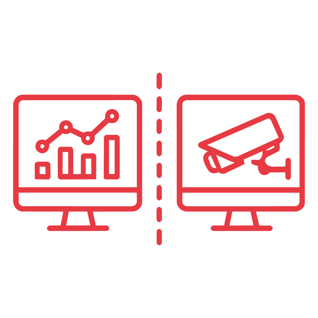 Fragmented Monitoring Production data and CCTV feeds were monitored separately