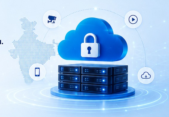 cloud recording illustration