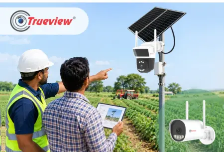 CCTV Camera with Solar Panel